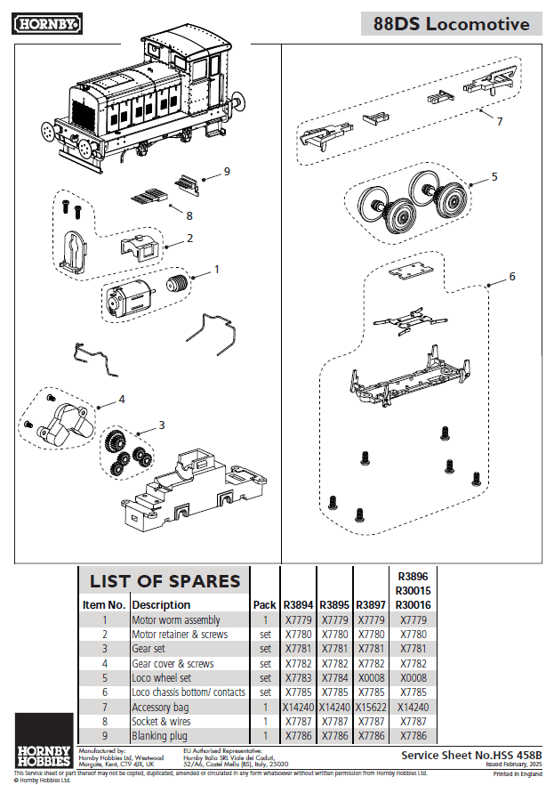 BR, Ruston &amp; Hornsby 88DS, 0-4-0, No. 20 - Era 7