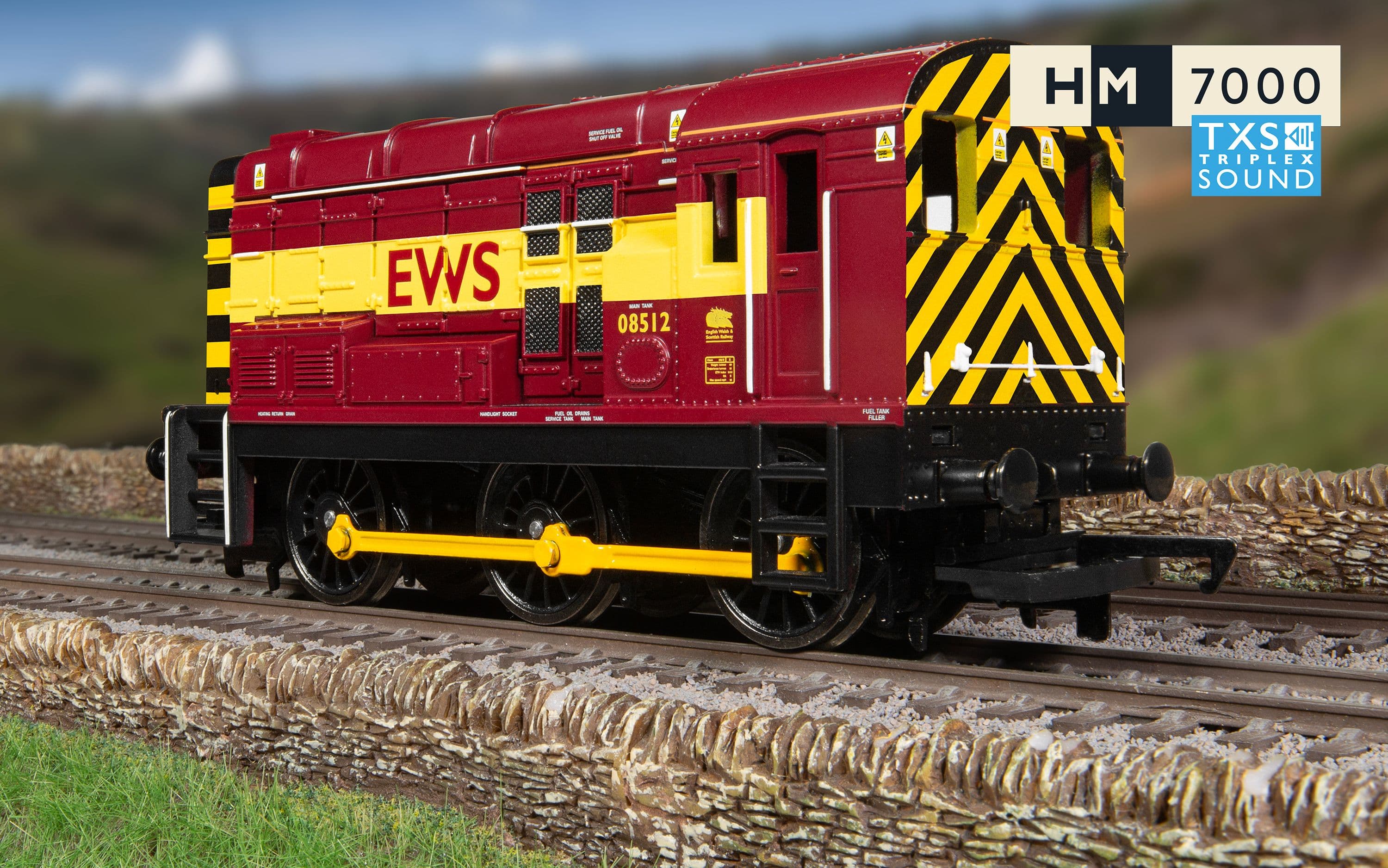 RailRoad: Class 08 - EWS - 08512 (DCC Sound Fitted)