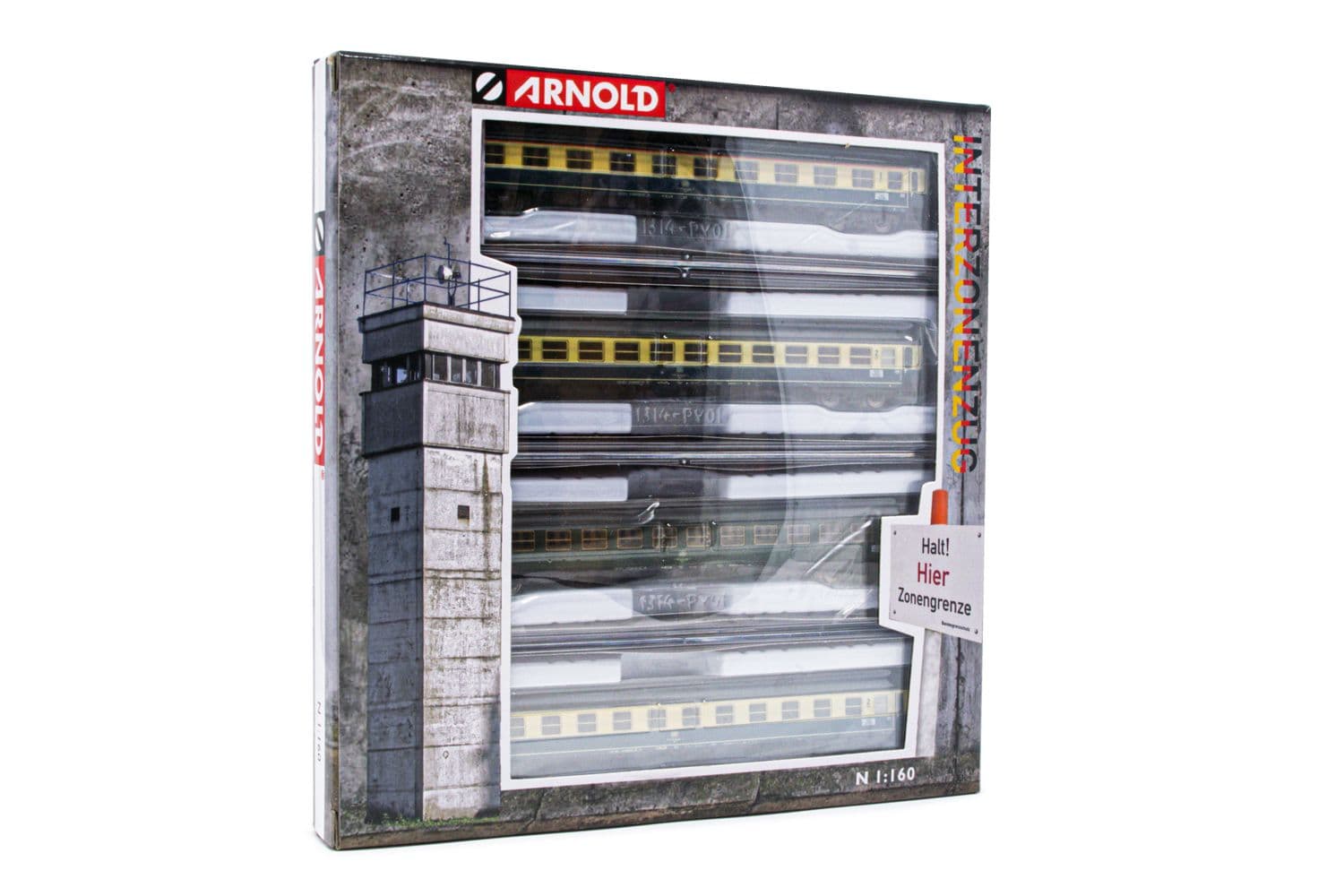 DB, 4-tlg. Set "Interzonenzug", bestehend aus 4 "m" Reisezugwagen, Ep. IV-V