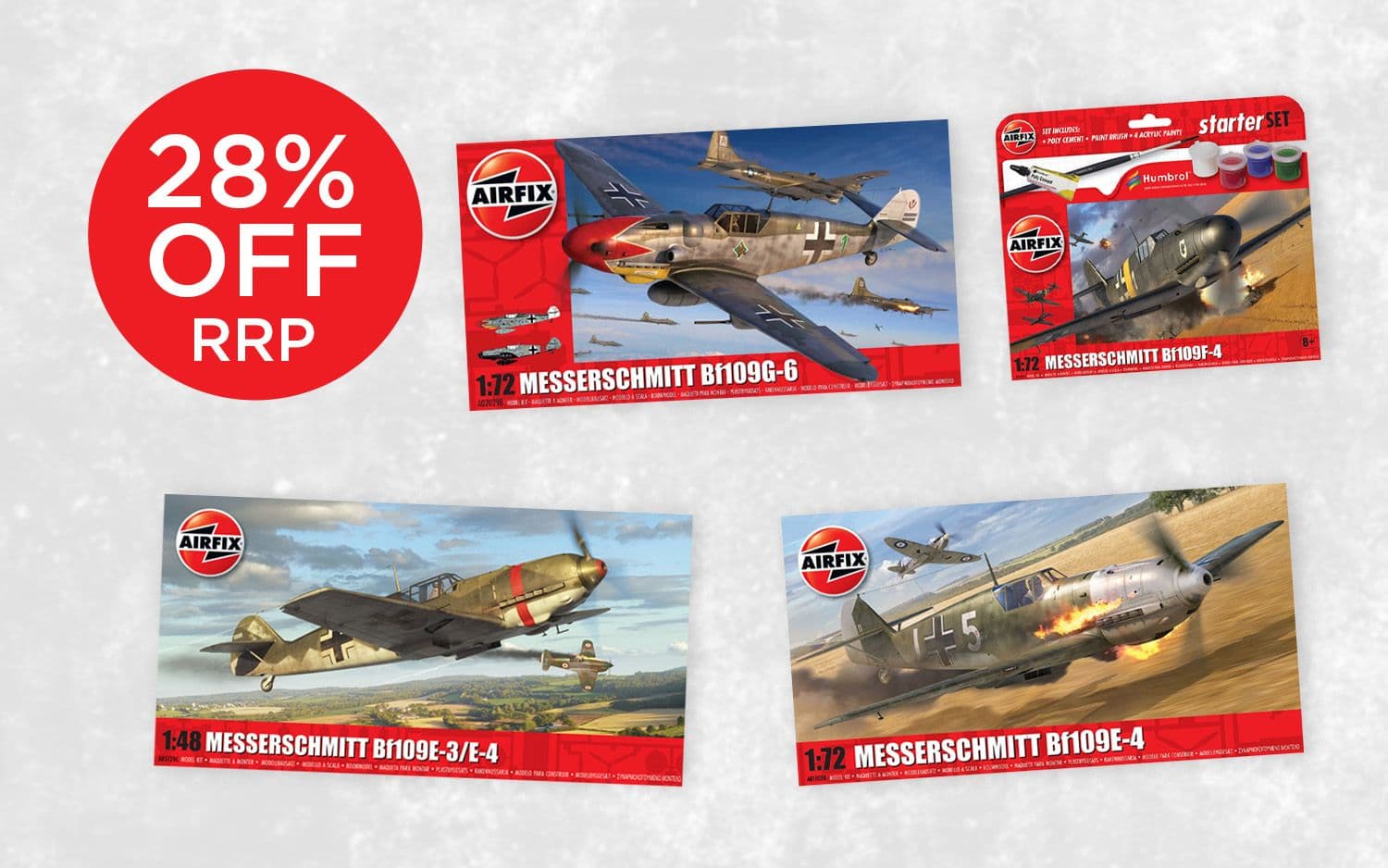 Messerschmitt Bf109E 'First Flight' 90th Anniversary Bundle