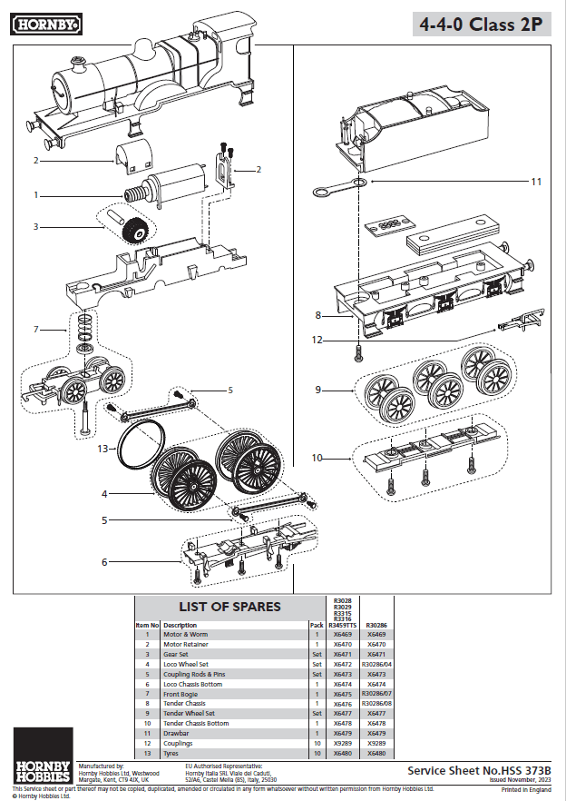 S&amp;DJR, Class 2P, 4-4-0, No. 46 - Era 2