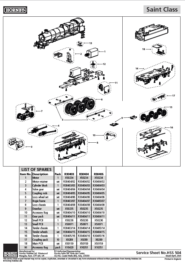 GWR - Saint Class - 2975 'Lord Palmer'
