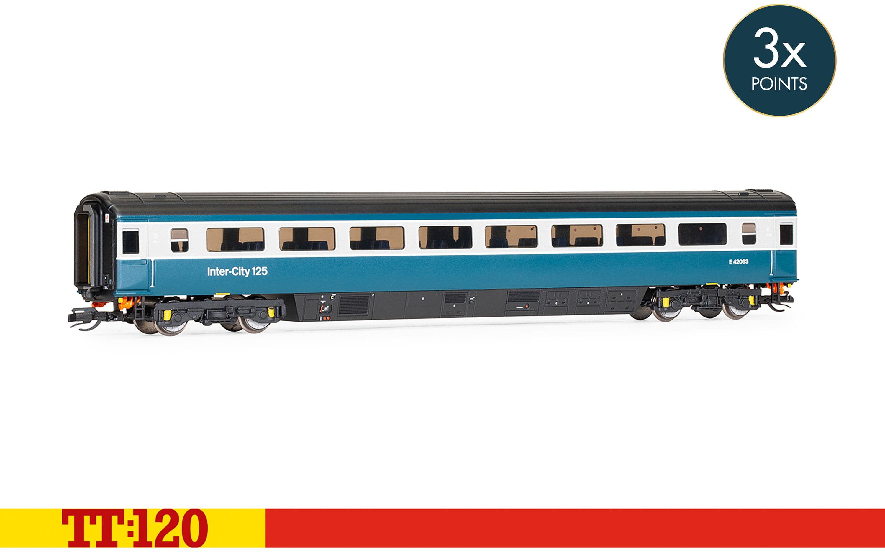 BR Intercity, Mk3 a salone classe Tourist Standard, E42063 - Ep. 7