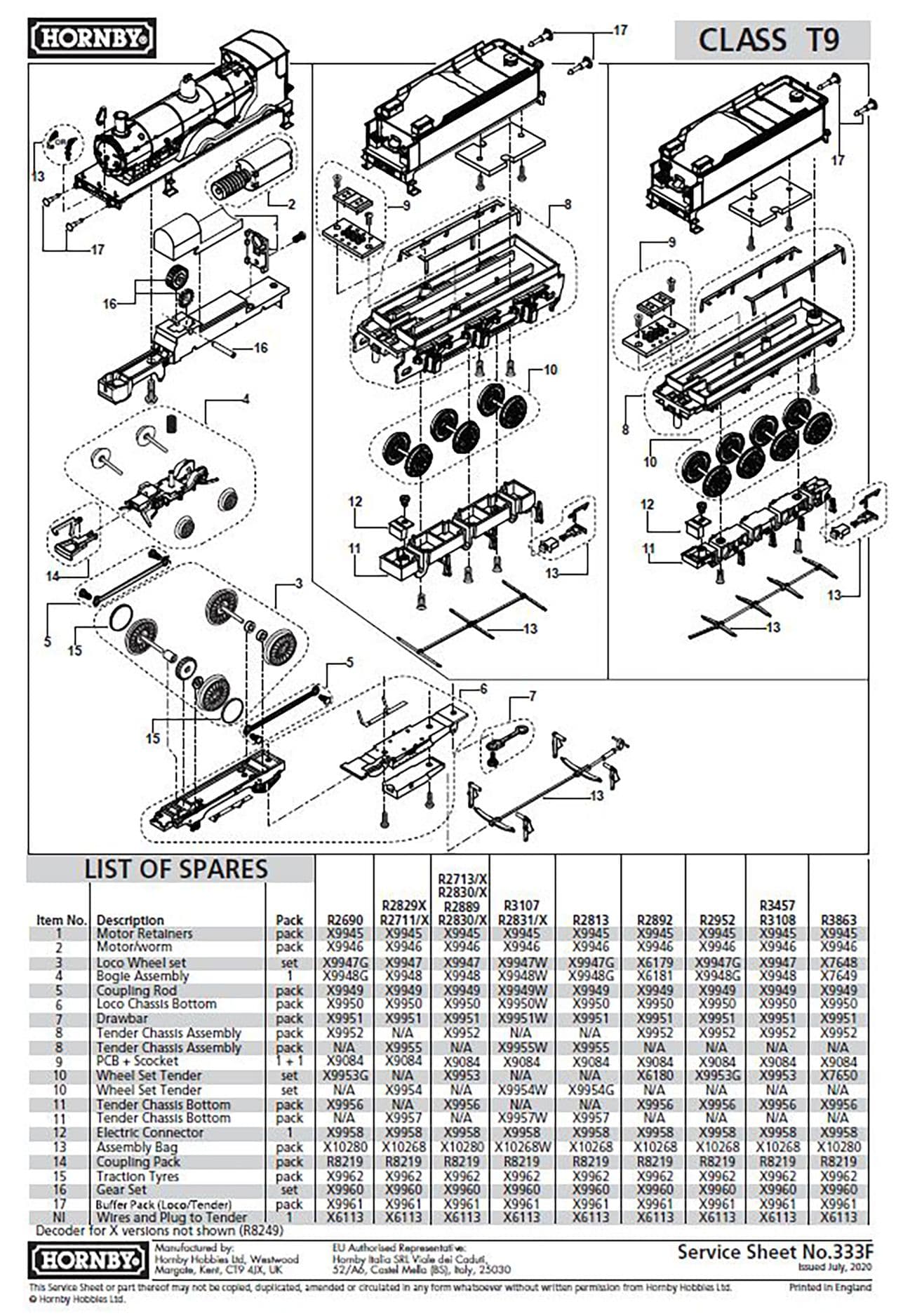 NEM Couplings (Pack 10)