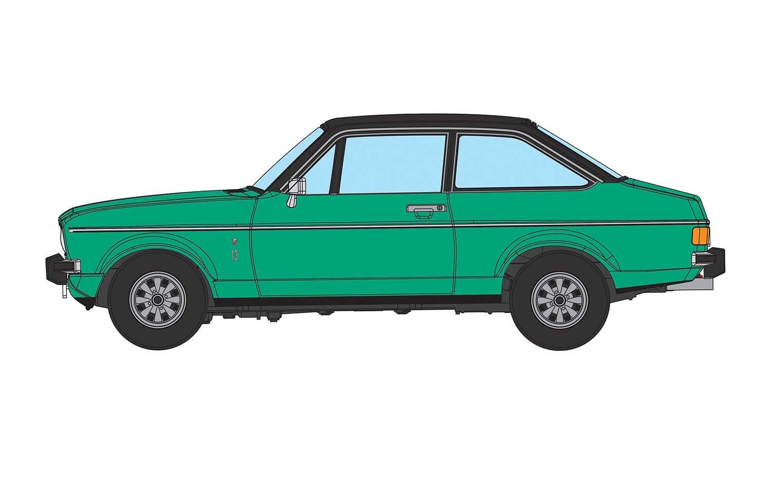Ford Escort Mk2 1.3 Ghia, Jade Green