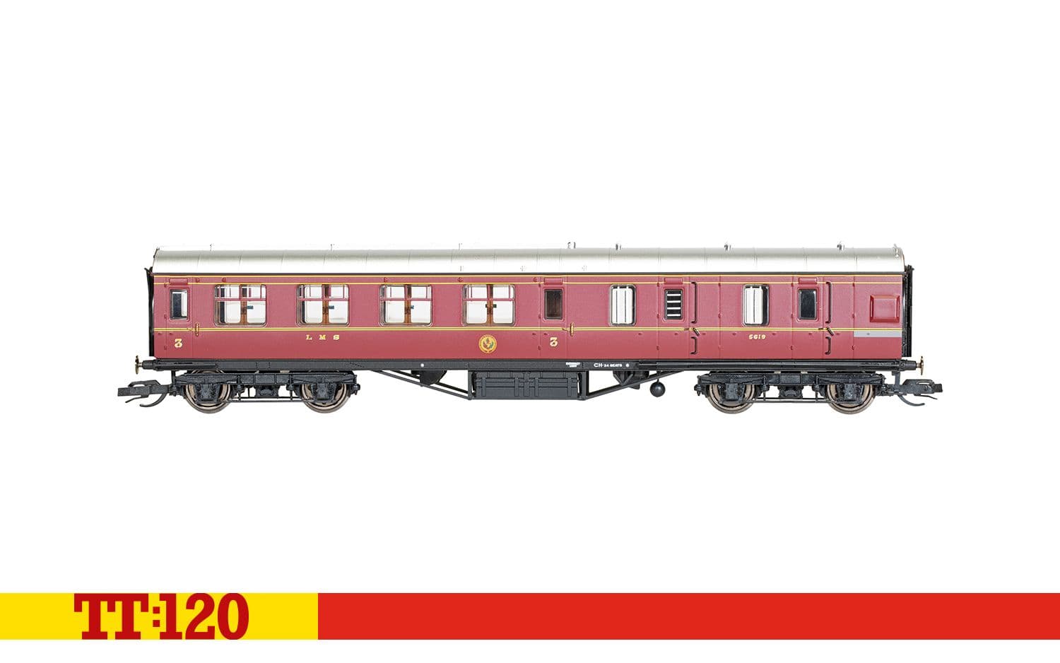 LMS 57' Brake Third, 5619 - Era 3