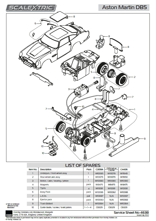 Aston Martin DB5 - James Bond 'Goldfinger'