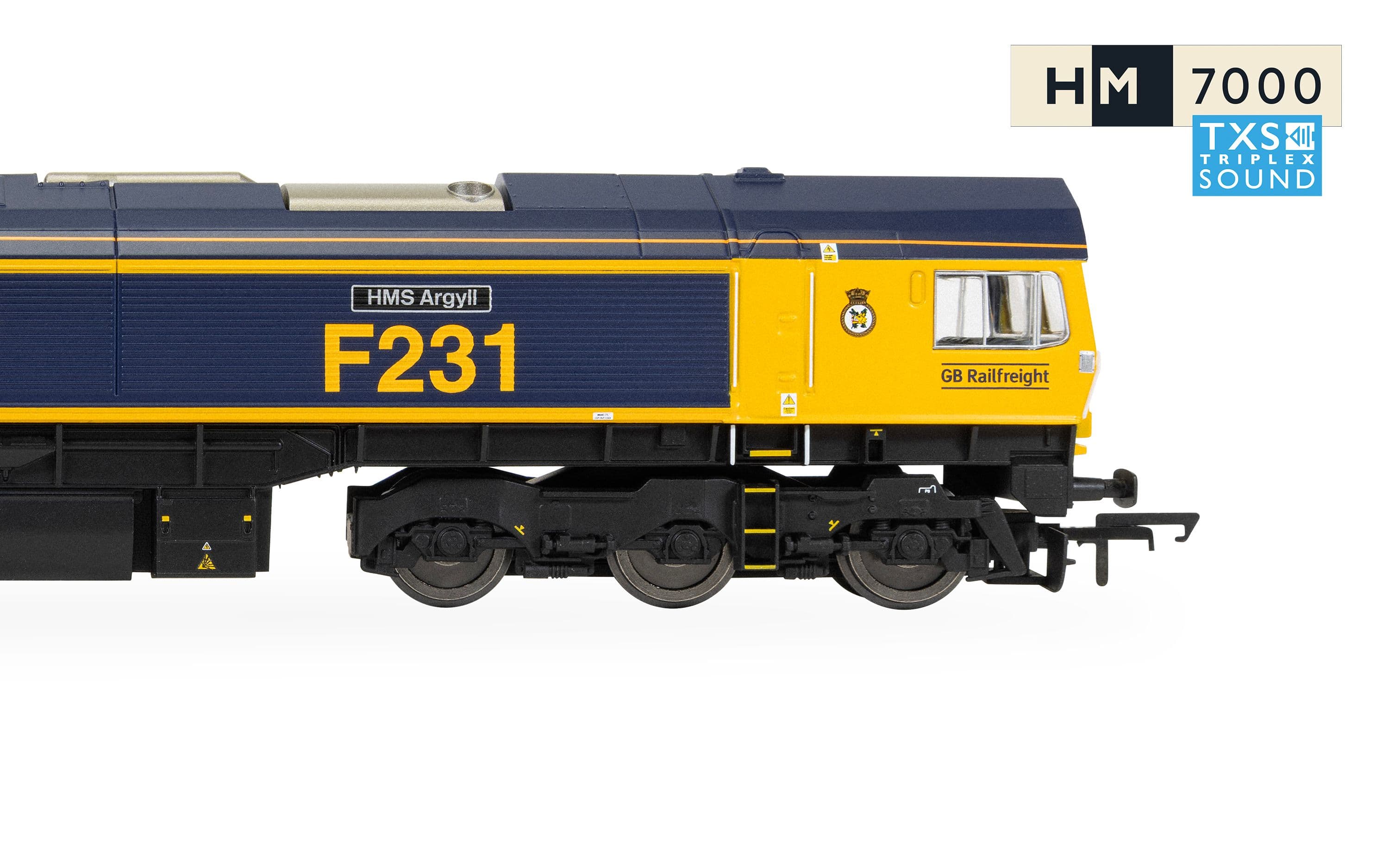 RailRoad: GBRf - Class 66 - 66775 'HMS Argyll' (DCC Sound Fitted)