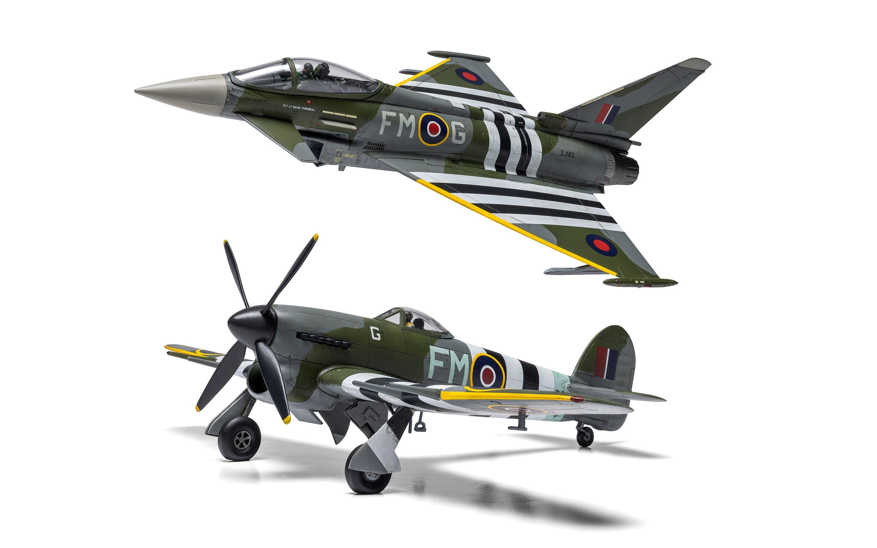 Eurofighter Typhoon FGR.4 "Moggy" &amp; Hawker Typhoon Mk.IB - Twin Pack