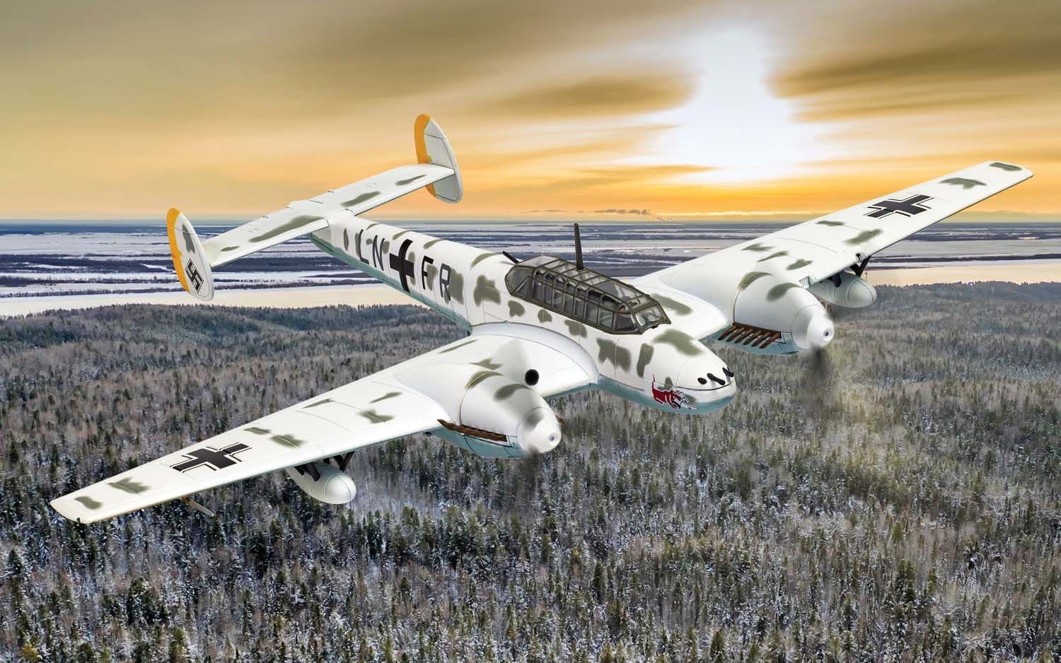 Messerschmitt Bf 110F-2 - LN+FR, 10(Z) Staffel - Eastern Front Air Operations