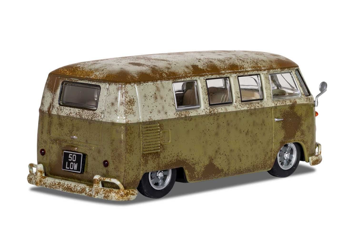 Volkswagen Campervan Type 2 1500, Rat Look  Mango Green and Seagull Grey
