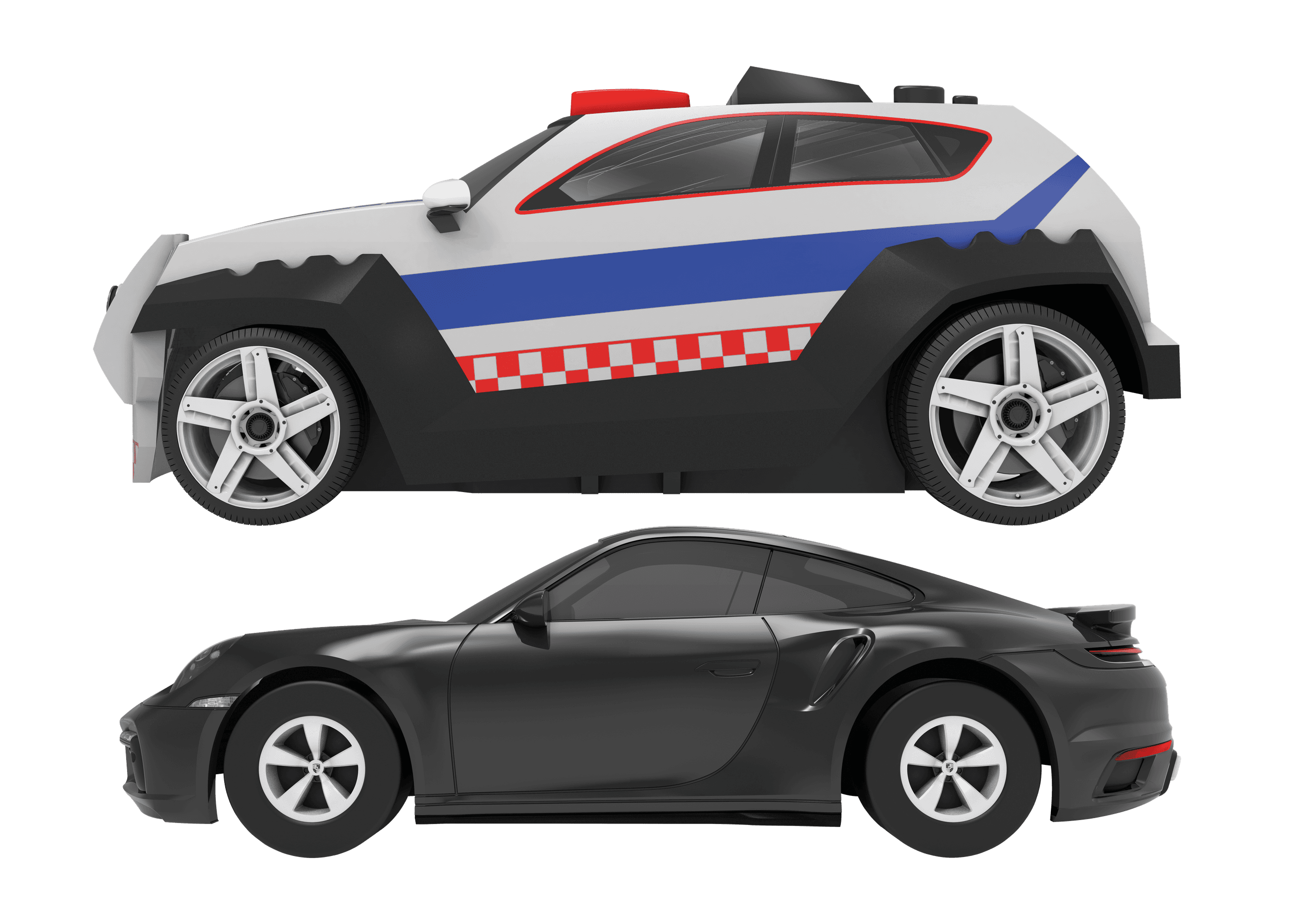 Micro Scalextric High Speed Pursuit Race Set