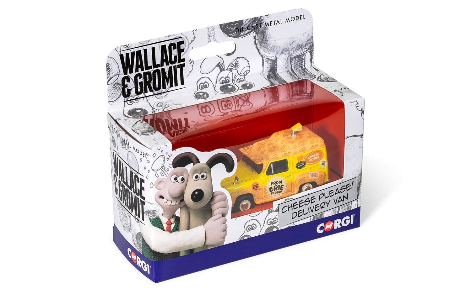 Wallace &amp; Gromit Austin A35 Van - Cheese Please! Delivery Van