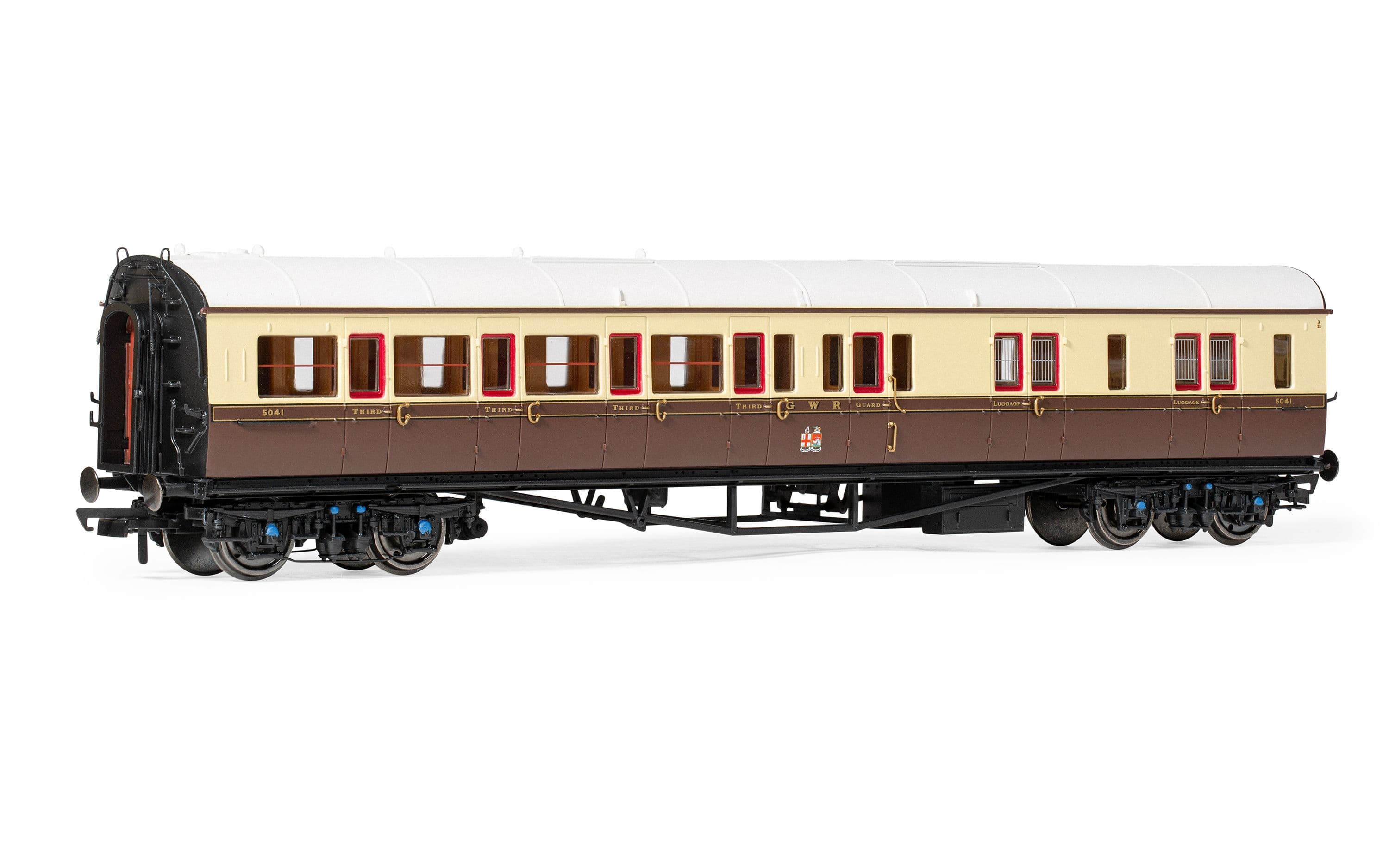 GWR - Collett Corridor Brake Third Class RH - 5041 - Coach