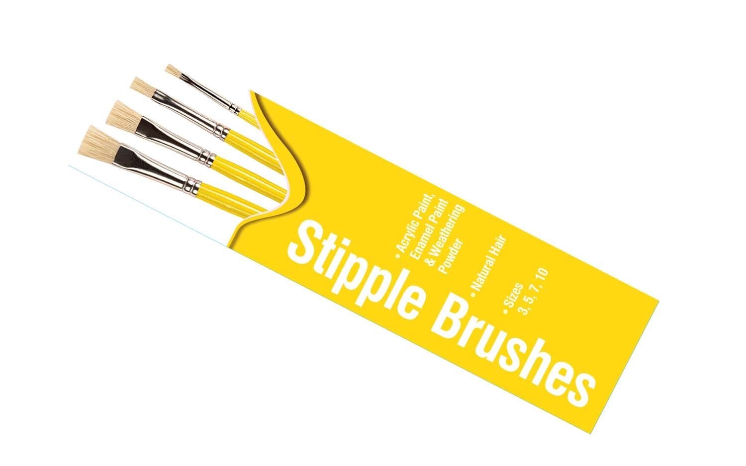 Stipple Brush Pack - (Sizes: 3/5/7/10)