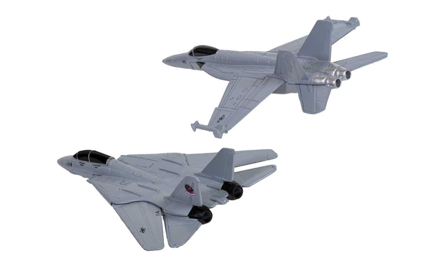Maverick™ &amp; Goose's F-14 TOMCAT® (Top Gun, 1986) &amp; Rooster's F/A-18 SUPER HORNET® (Top Gun Maverick, 2021)