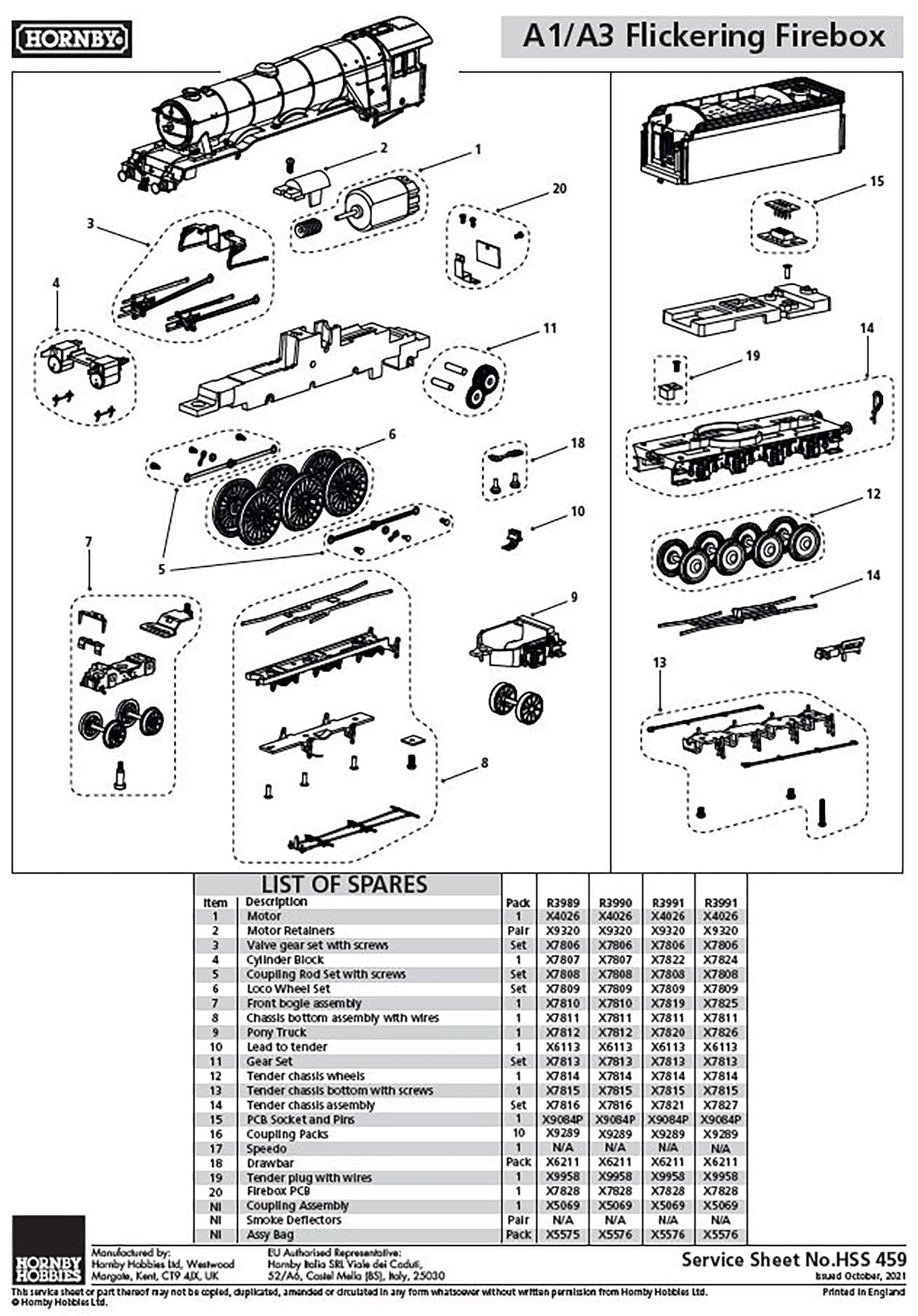 accessory pack, Class A4 (Sound) Draw Bar Assembly