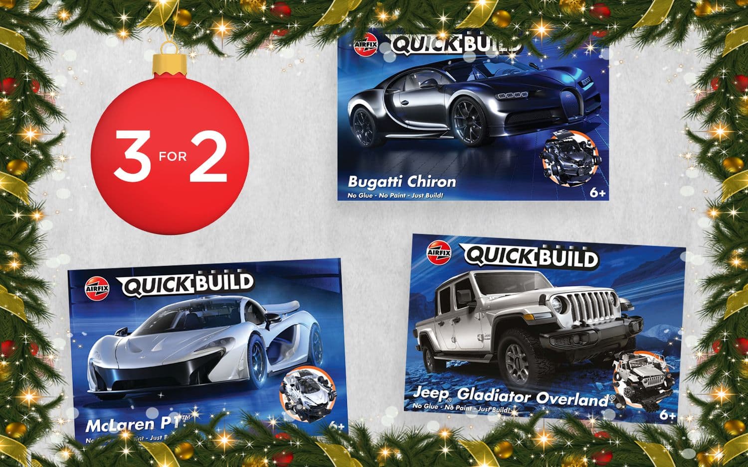 Quickbuild - 3 for 2 - Christmas Pack 7