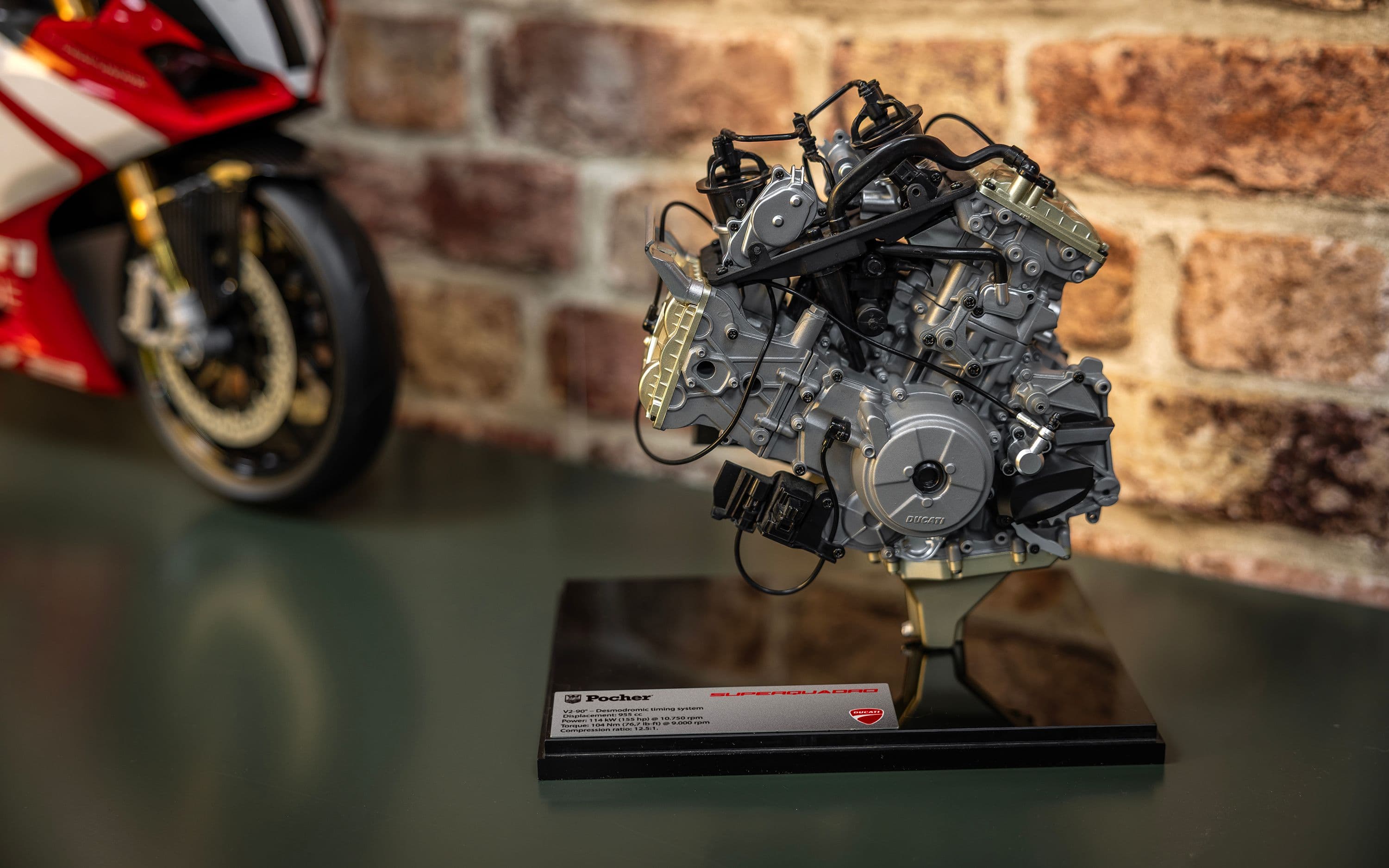 Ducati Superquadro - V2 Engine - 1:4 Scale Kit
