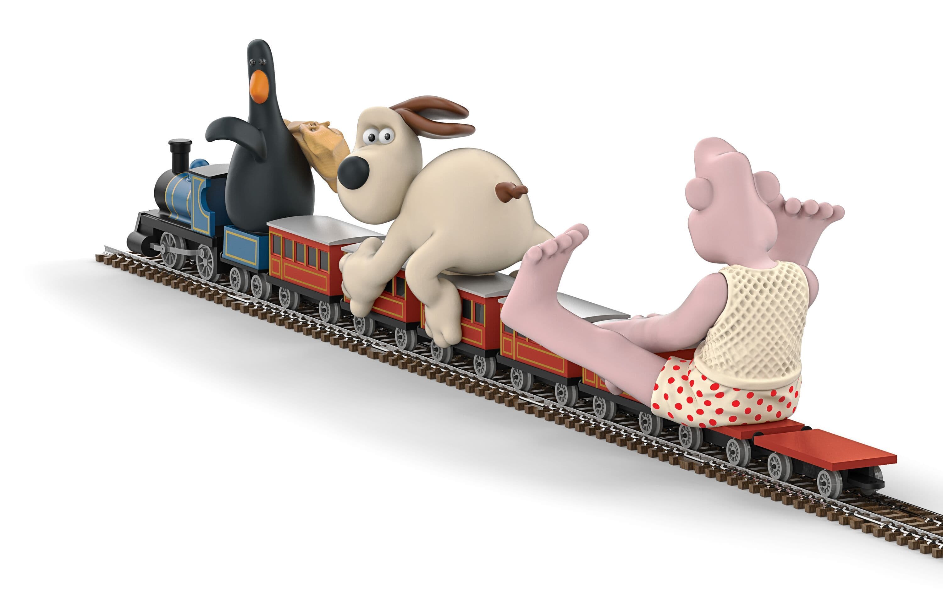 Wallace &amp; Gromit - The Wrong Trousers - Wallace &amp; Flatbed Wagon