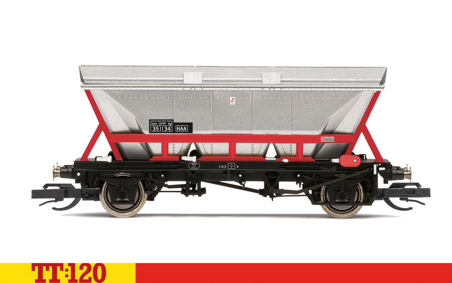 BR Railfreight, HAA Hopper, 351134 - Era 8