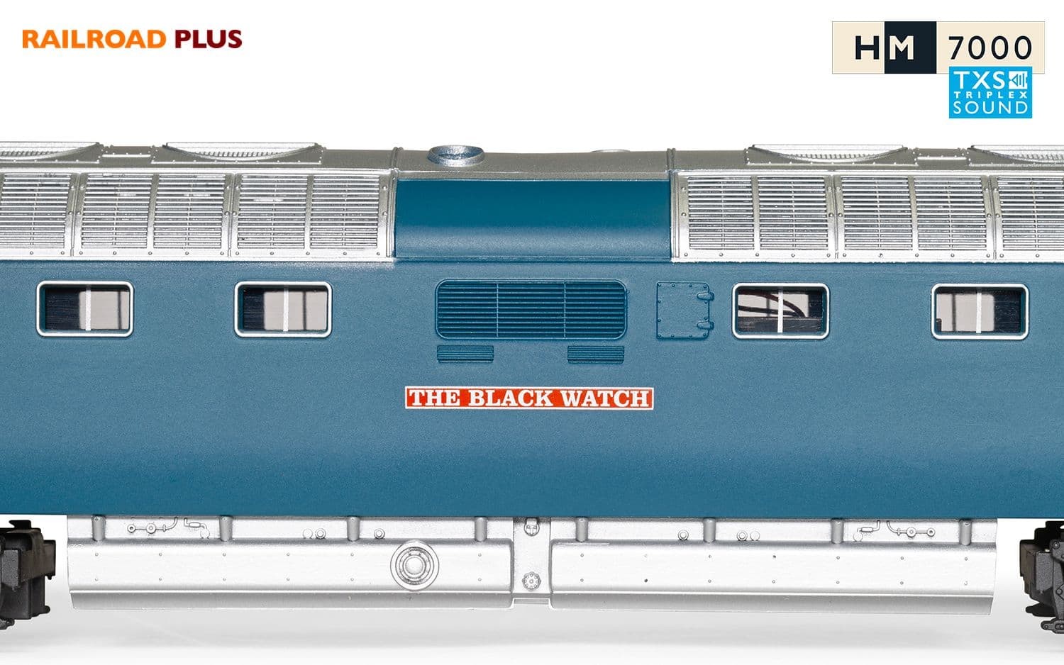 RailRoad Plus BR, Class 55, Deltic, Co-Co, 55013 ‘The Black Watch’ - Era 7 (Sound Fitted)