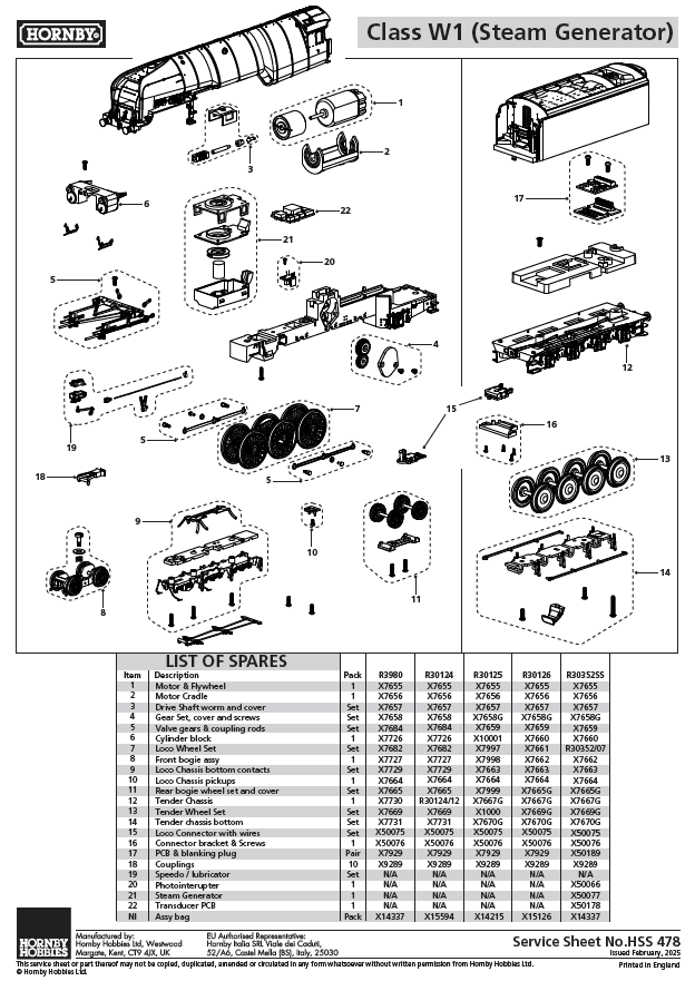 LNER, W1 Class 'Hush Hush' (Smoke Lifting Cowl), 4-6-4, 10000 - Era 3