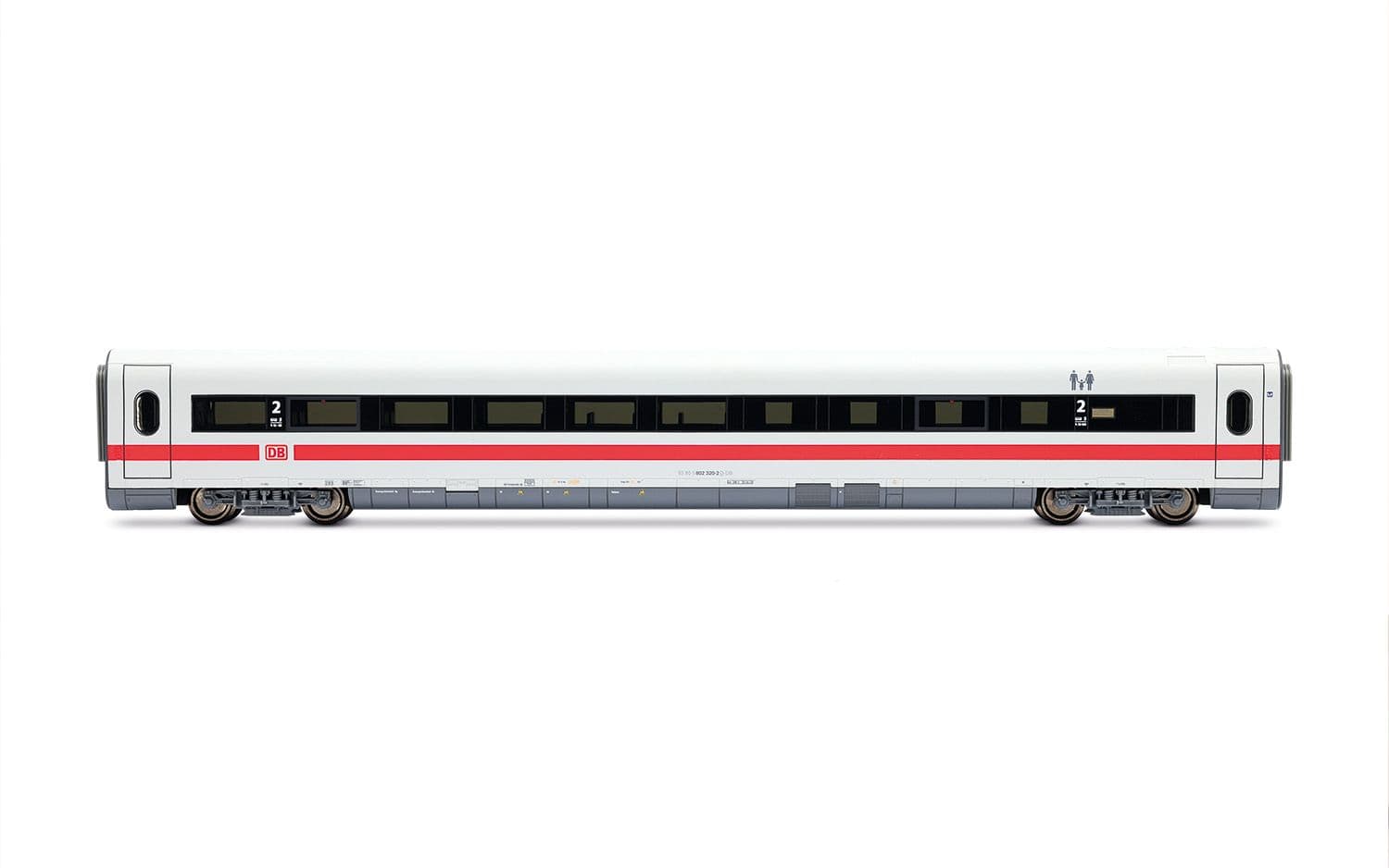 DB AG, ICE 1, Tz 155 „Rosenheim“, 2-tlg. Set Zwischenwagen (1 x 1. Klasse + 1 x 2. Klasse), „Klimaschützer“