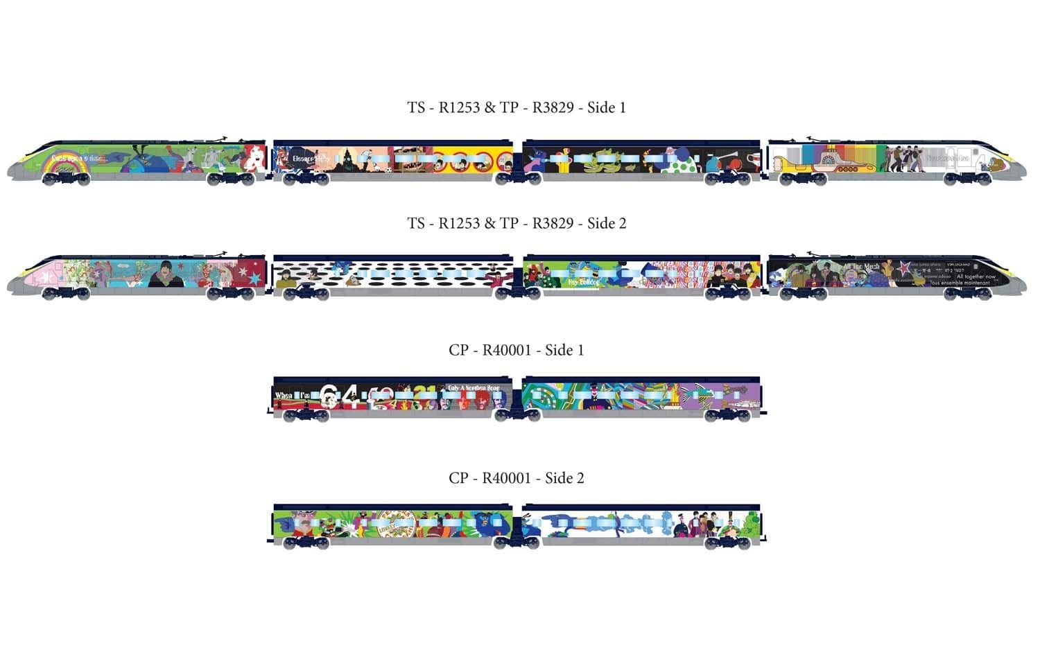 Eurostar 'Yellow Submarine' Train Set