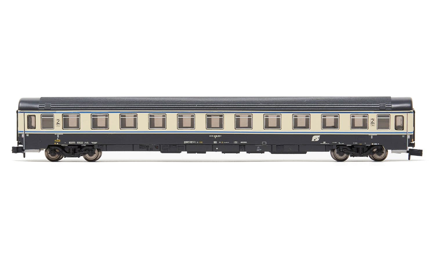 FS, 2-unit pack UIC-Z1 UIC-Z1 2nd class, grey/beige with blue stripes, livery, ep. IV-V