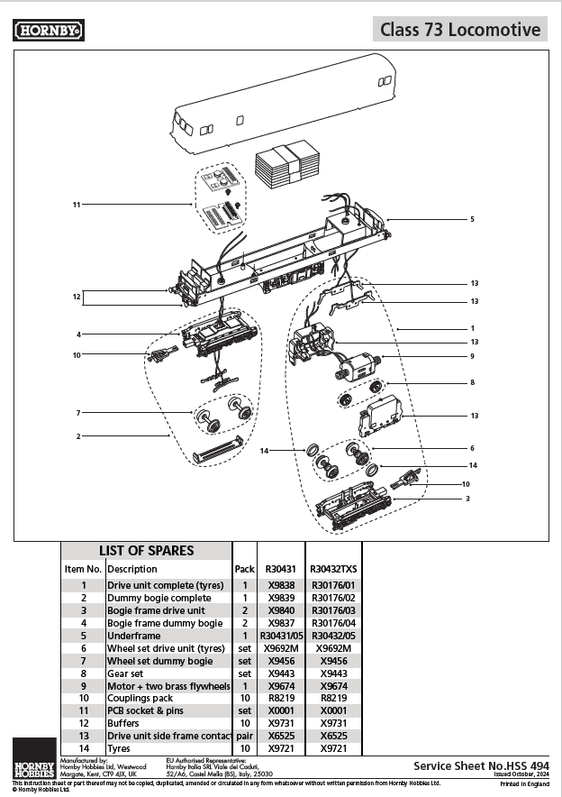 RailRoad: Class 73 - BR - 73132