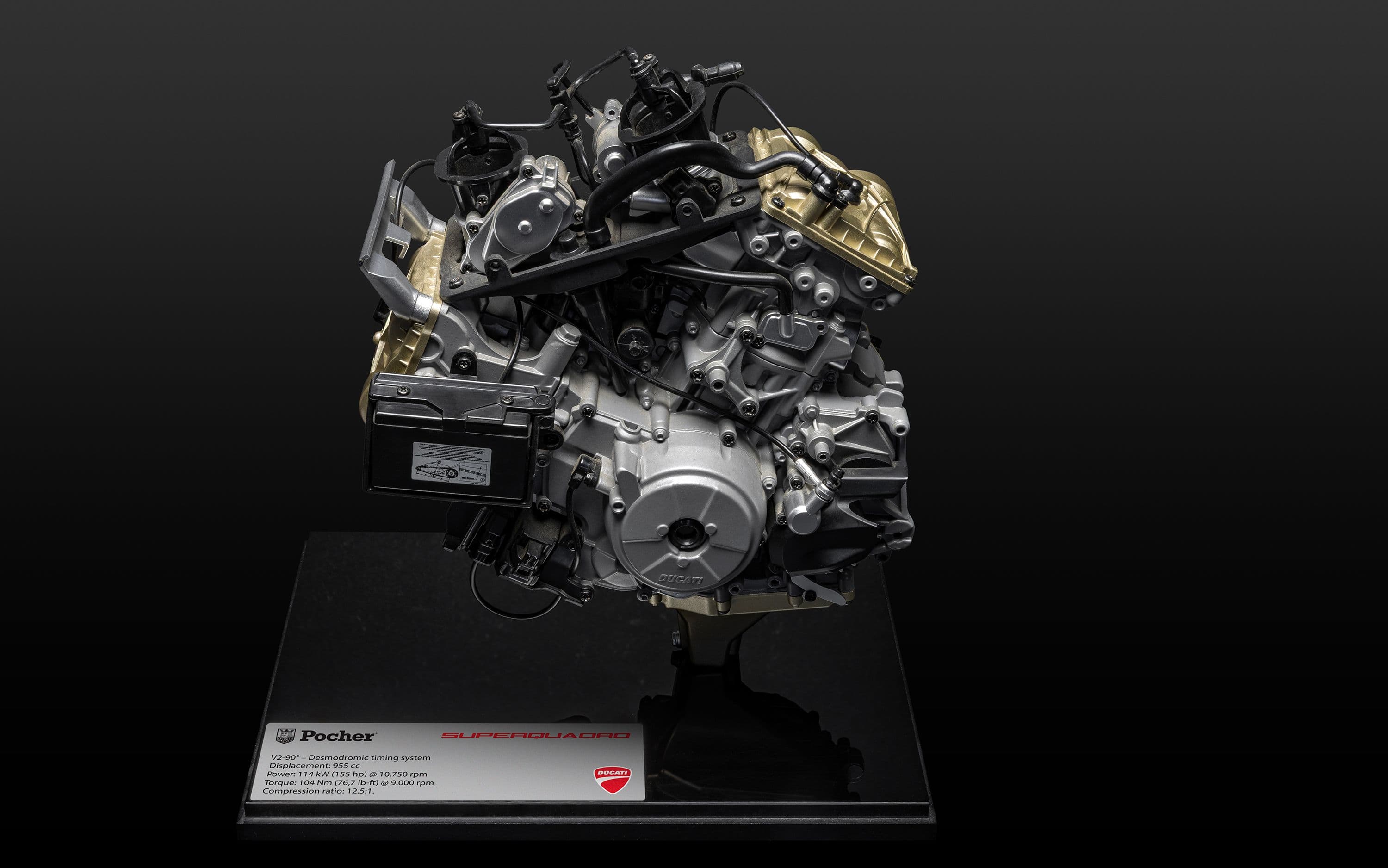 Ducati Superquadro - V2 Engine - 1:4 Scale Kit