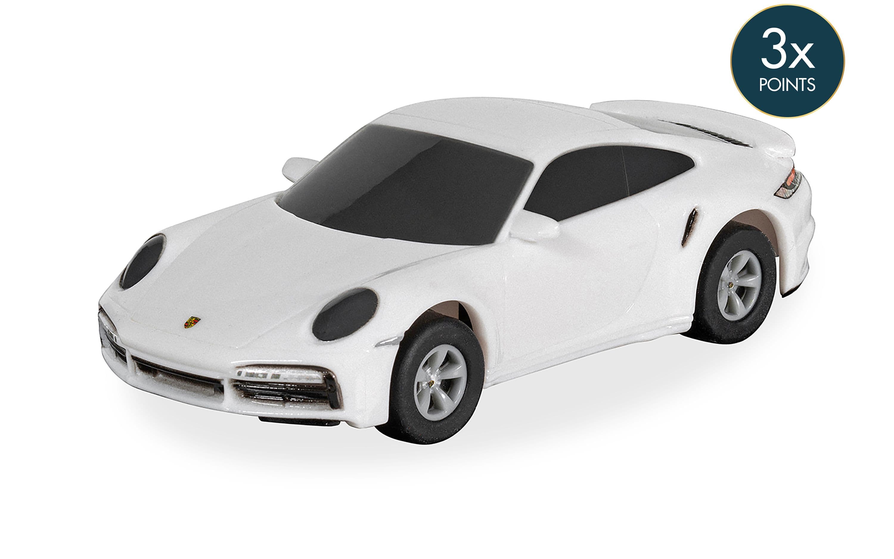 Micro Scalextric Porsche 911 Turbo Car - White