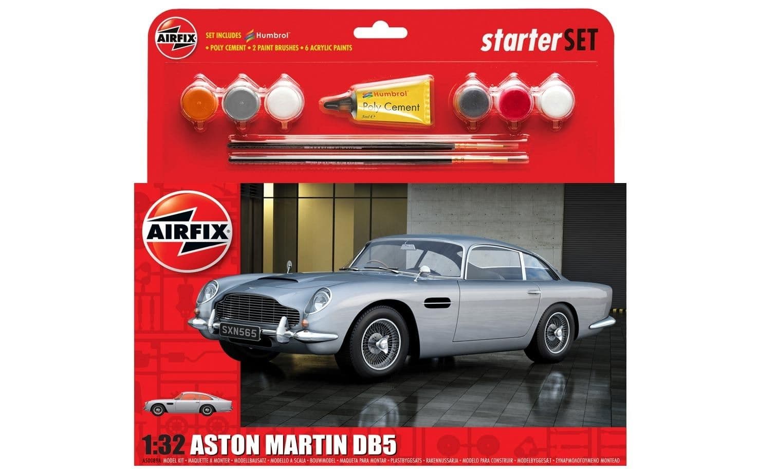 Aston Martin DB5 Silver Starter Set 1:32