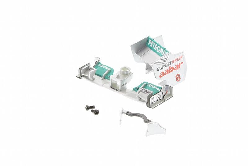 wings, Mercedes GP Petronas Front and Rear Wing with Barge Board (C
