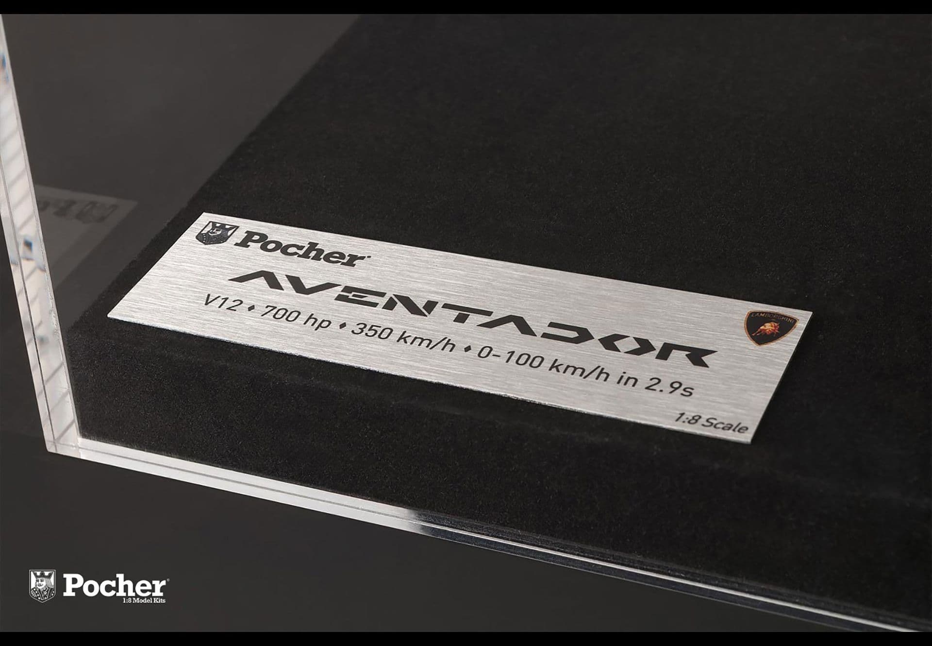 Pocher Car Display Case - 1:8 Scale