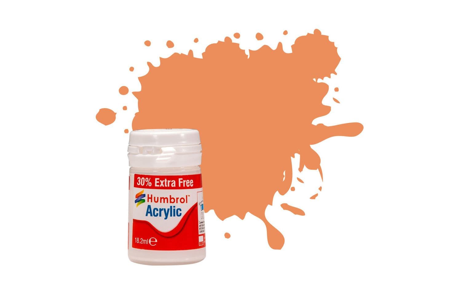 Acrylic Paint: 61 - Flesh - Matt - (14ml + 30% Extra Free Pot)