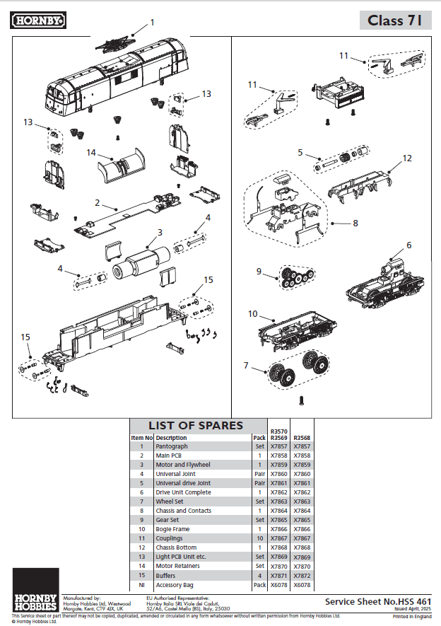 BR, Class 71, Bo-Bo, E5018 - Era 6