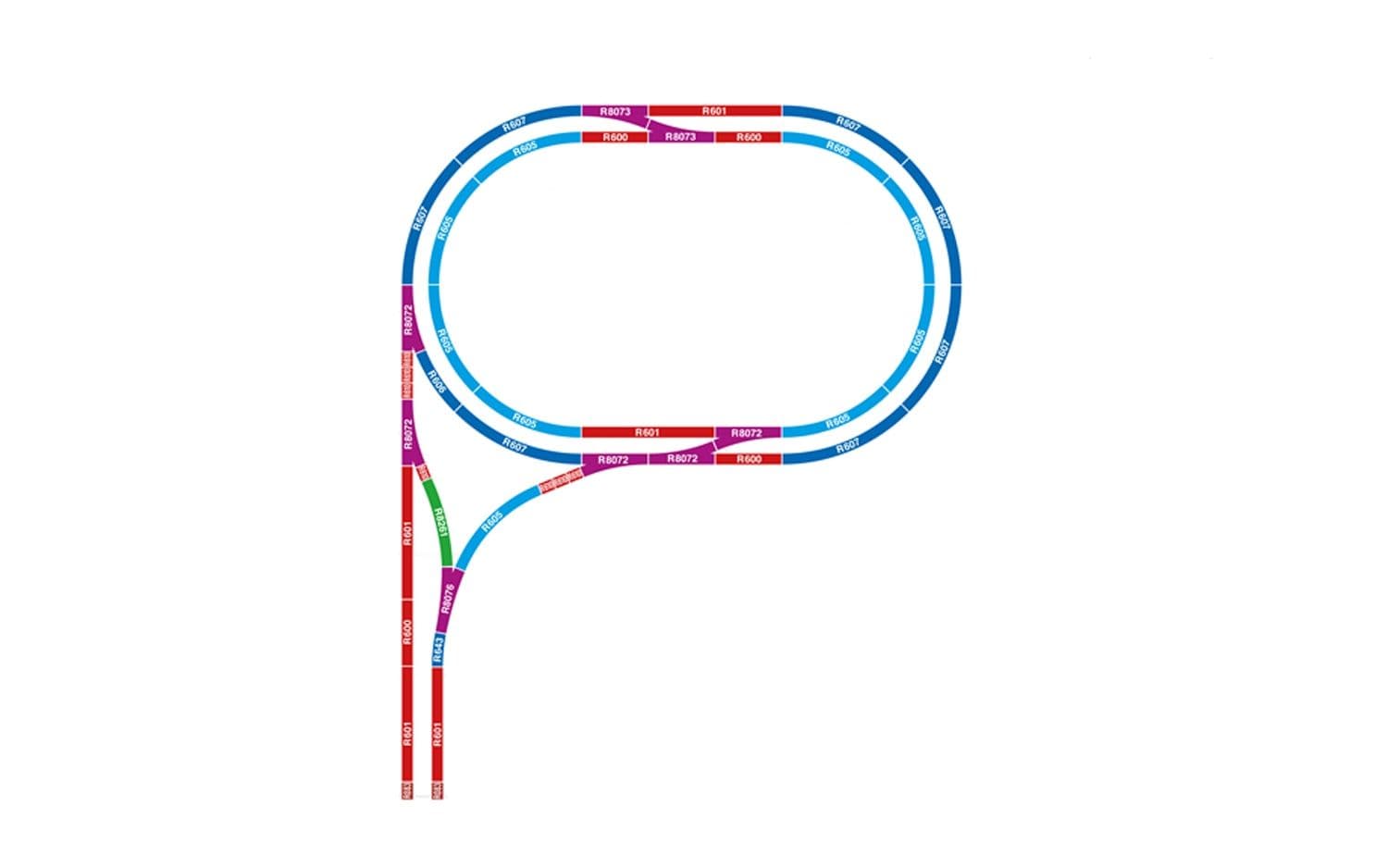 Compact Corner Layout Complete Track