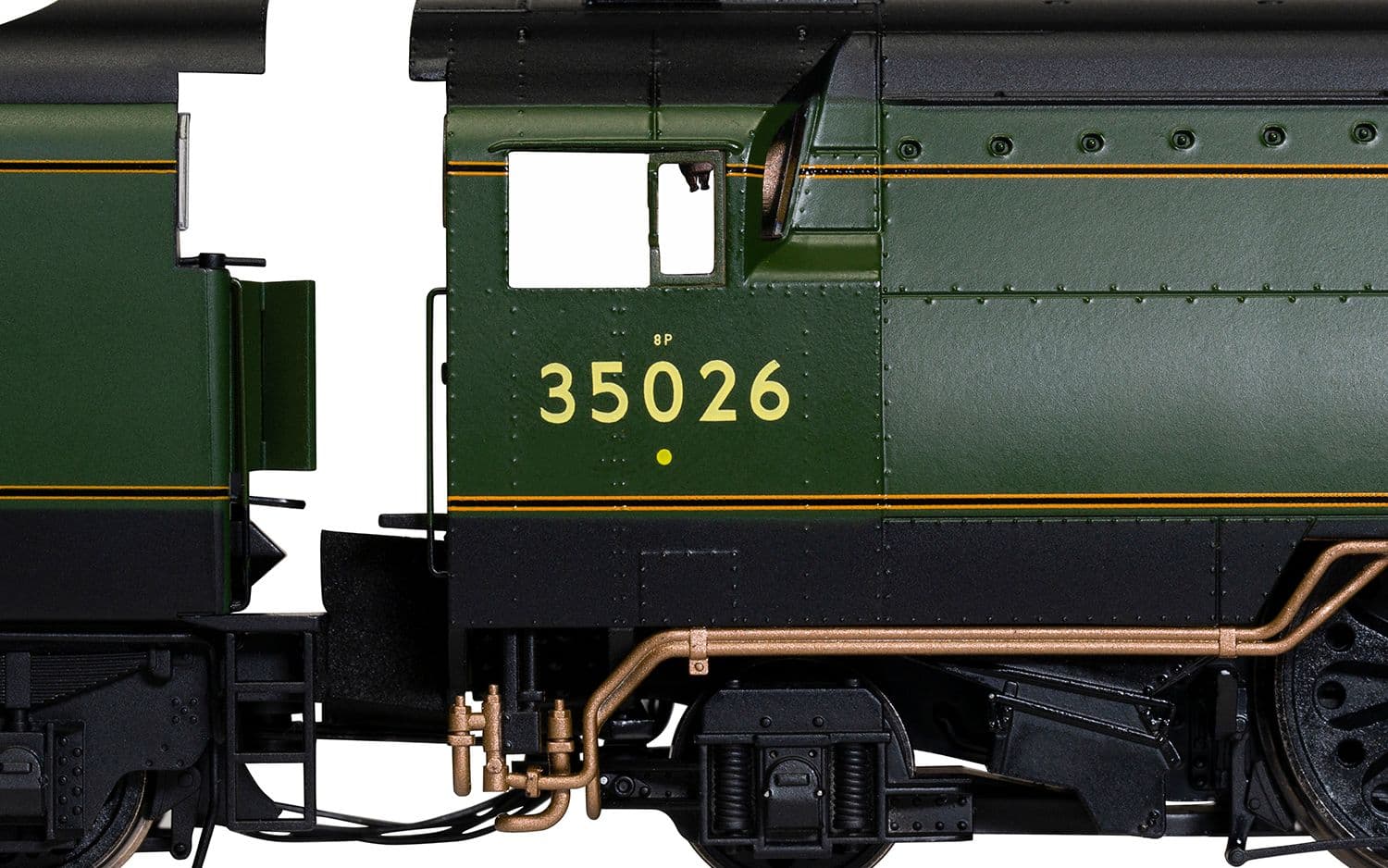 Hornby Dublo: BR, Merchant Navy Class, 4-6-2, 35026 'Lamport &amp; Holt' - Era 4