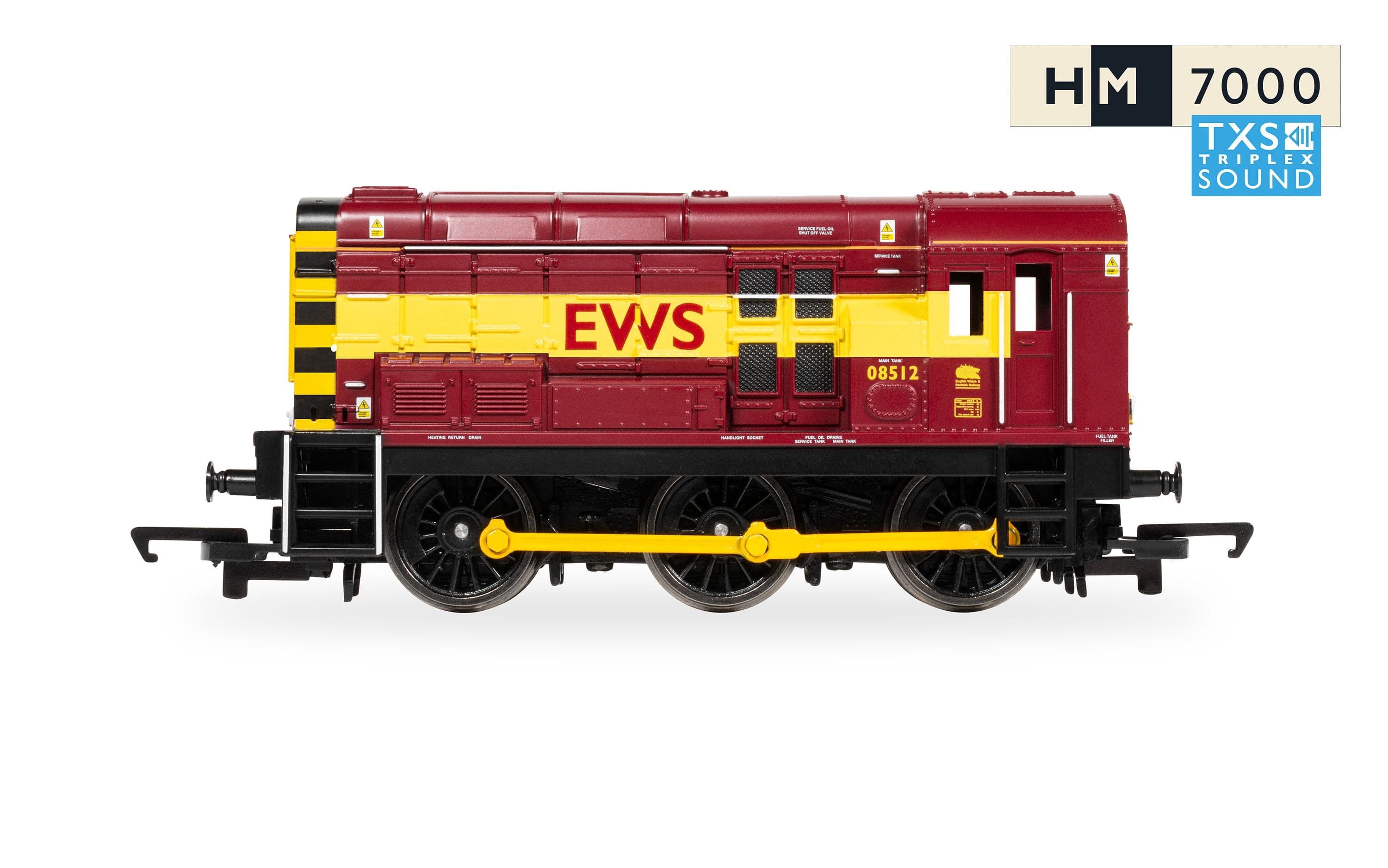RailRoad: Class 08 - EWS - 08512 (DCC Sound Fitted)