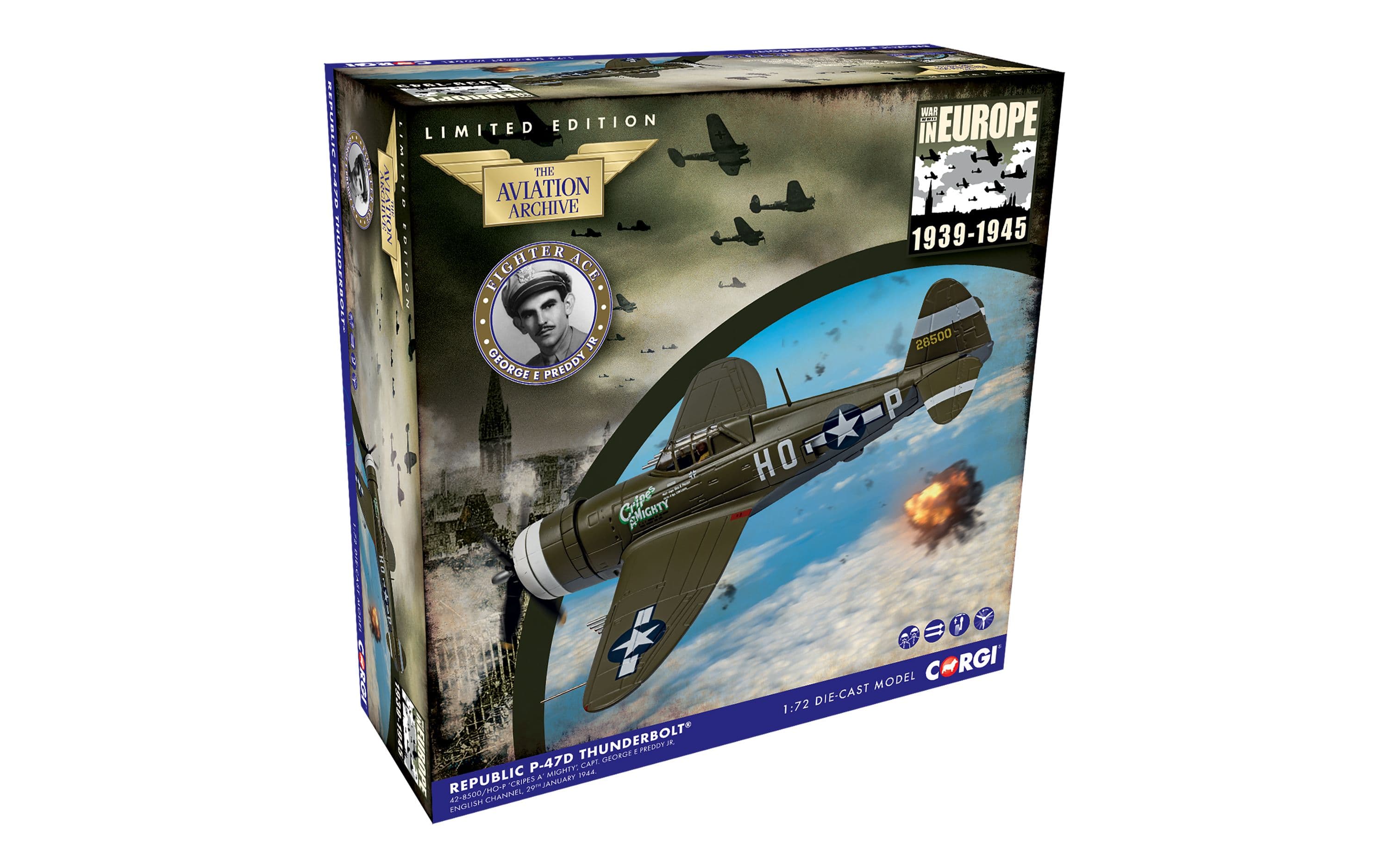 Republic P-47D Thunderbolt - 42-8500/HO-P - ‘Cripes A’ MIGHTY’