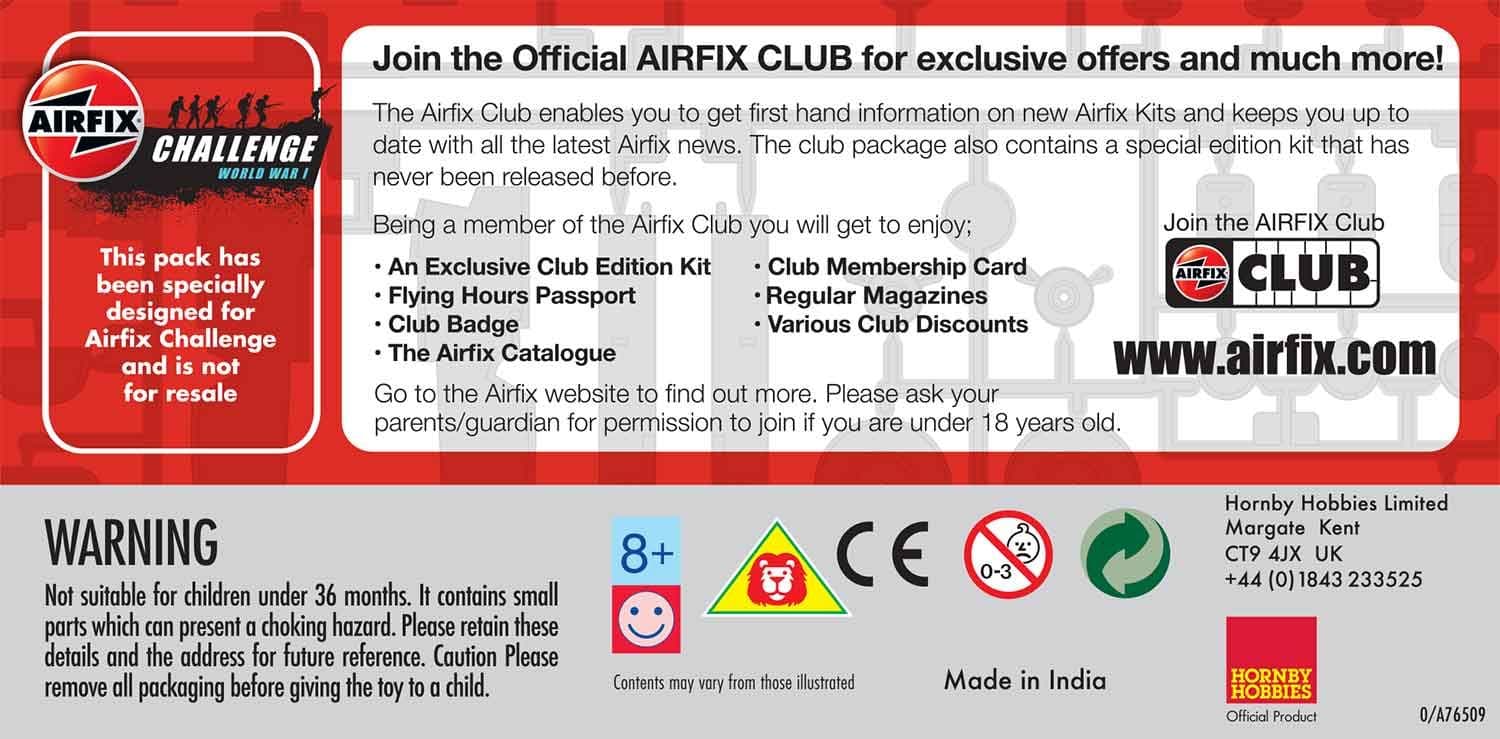 AIRFIX CHALLENGE FOKKER TRIPLANE