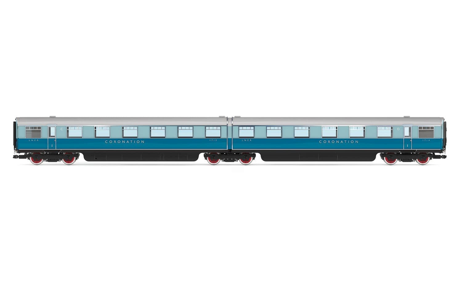 LNER, Coronation Double Open First Articulated Coach Pack - Era 3