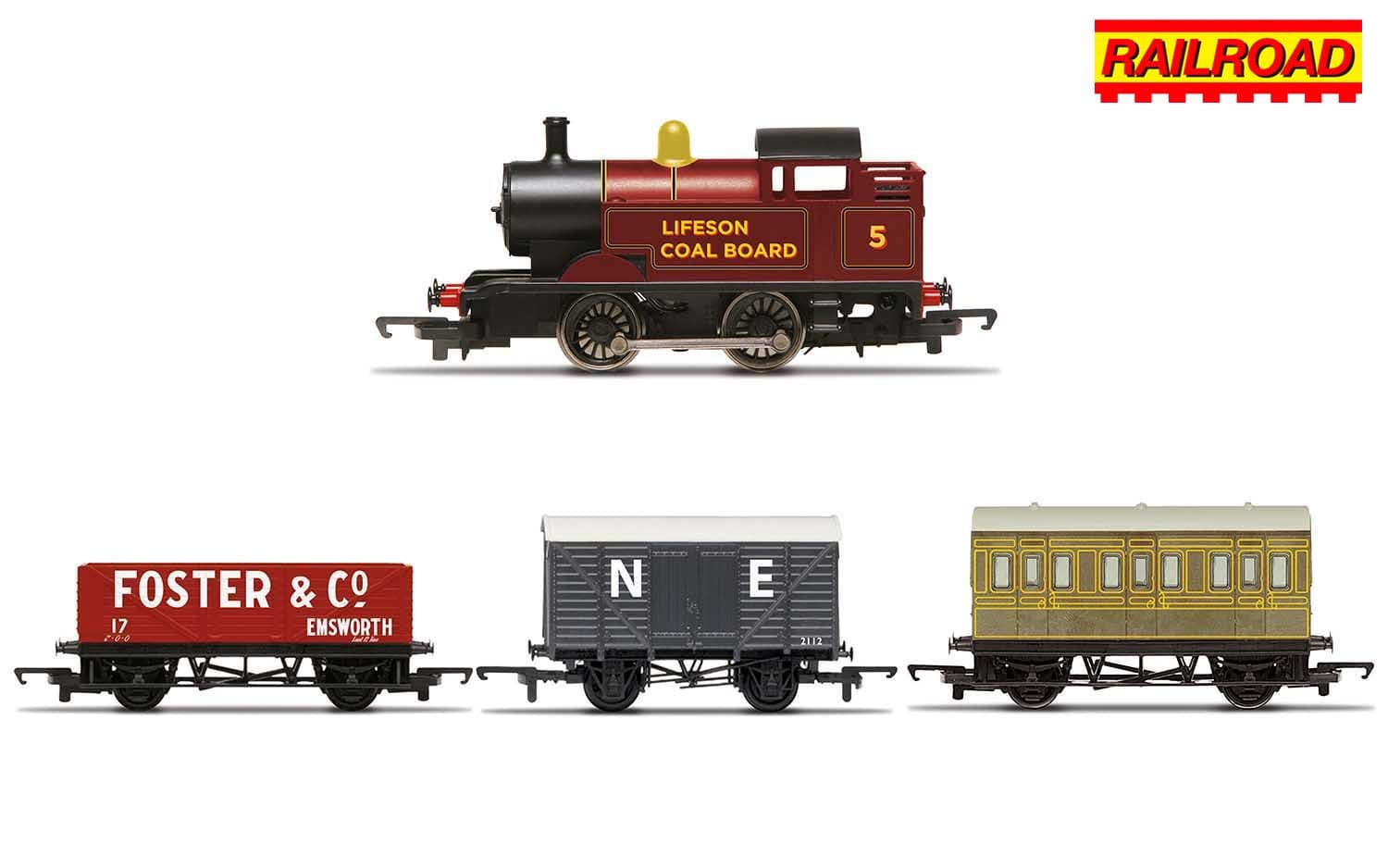 RailRoad Steam Engine Train Pack