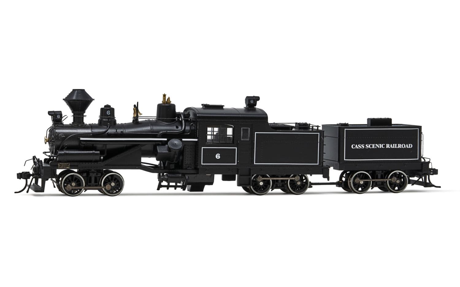 RIVAROSSI HO ハイスラー&運材車 HR2949 Heisler steam locomotive, 3-truck model, 