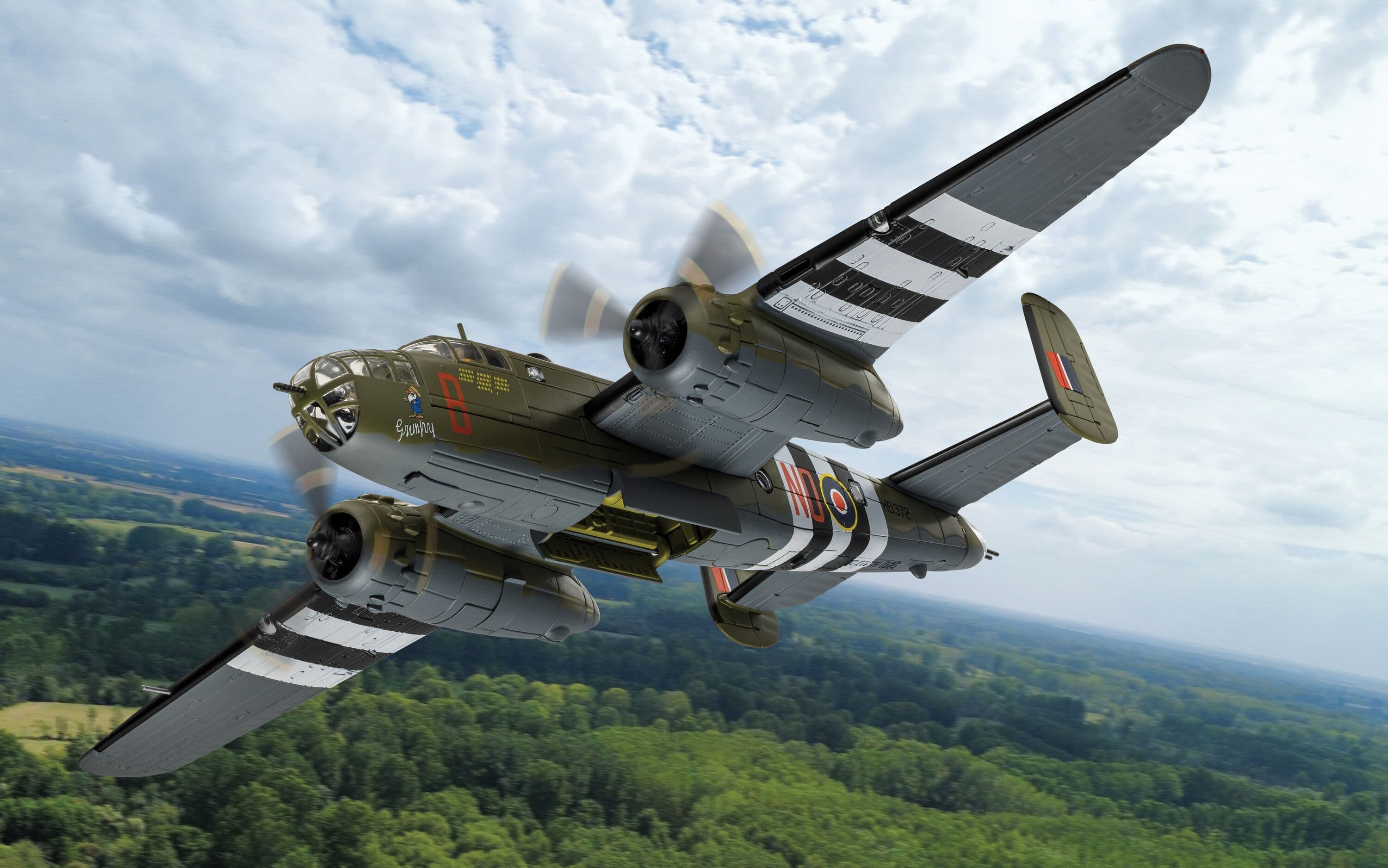 North American Mitchell Mk.II - HD372 'VO-B' - 'Grumpy'