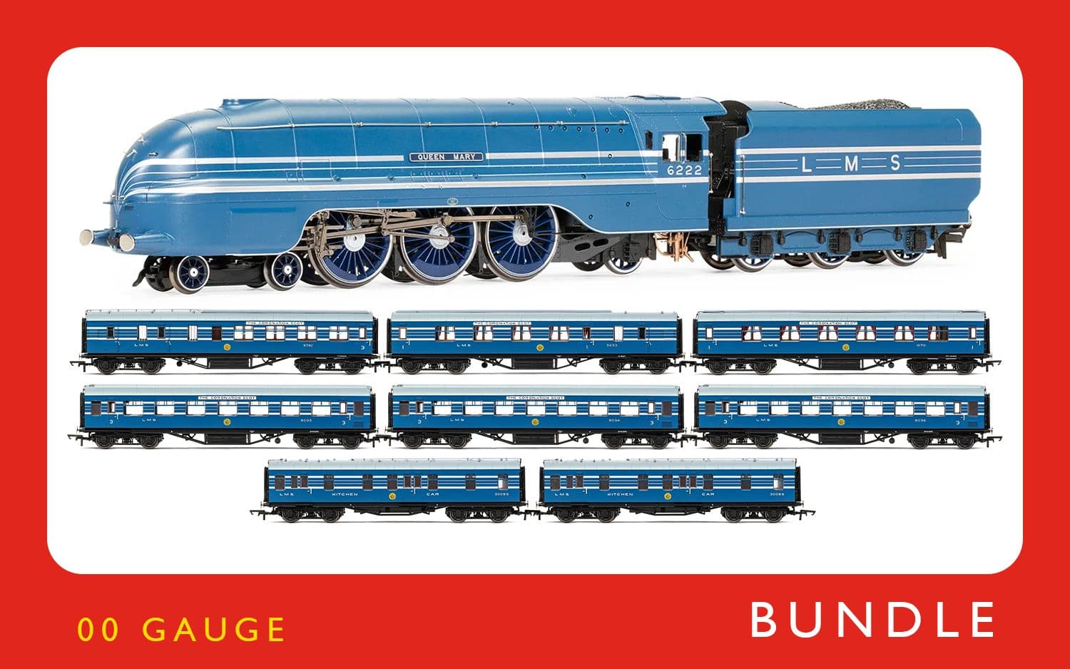 LMS Coronation Scot Train &amp; Coaches Bundle