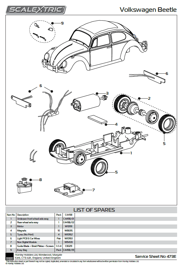 Volkswagen Beetle - Blue 66