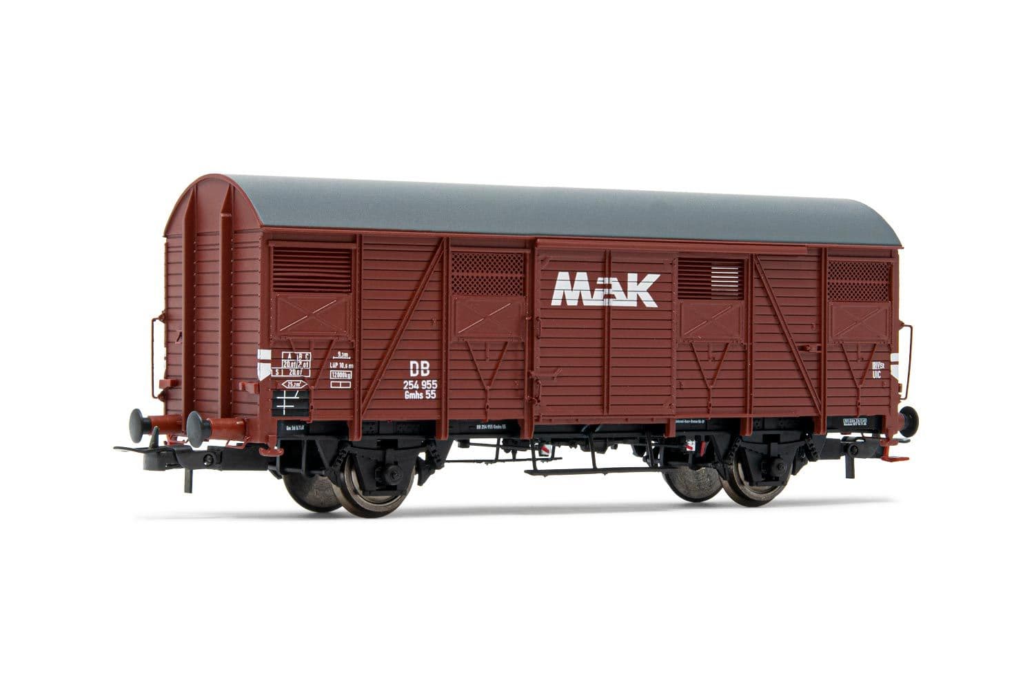 DB, 2-axle closed wagon Gmhs, "MAK", period III